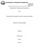 Desarrollo Turístico Sustentable Tarea