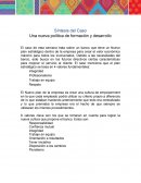 Una nueva política de formación y desarrollo