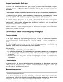 Importancia del dialogo