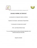 La educación en el desarrollo histórico de México