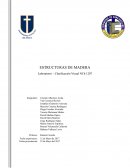 ESTRUCTURAS DE MADERA Laboratorio – Clasificación Visual NCh 1207