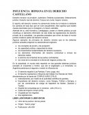 Influencia romana en el derecho castellano