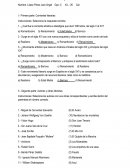 Examen de Español 3° Grado