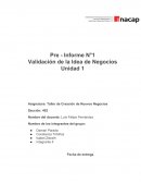 Validación de la idea de negocio