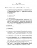Determine en cada caso que clase de dictamen se emitiría. Sustente su respuesta