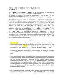 El nuevo Escrito consignacion alimentos, Veracruz - Informes - piuscla17