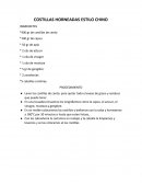 COSTILLAS HORNEADAS ESTILO CHINO