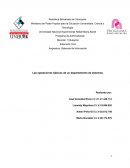 Las operaciones básicas de un departamento de sistemas