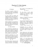 Calor latente - Practica