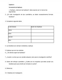 Capitulo Formulación de Hipótesis. Página 1