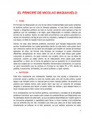 RESEÑA DEL LIBRO EL PRÍNCIPE DE NICOLAS MAQUIAVELO