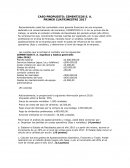 CASO PROPUESTO: CEMENTICOS S. A.