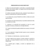 PREDICACION DEL DIA 30 DE MAYO 2017