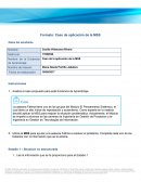 Caso de aplicación de la MSS. Analiza el caso propuesto para esta Evidencia de Aprendizaje