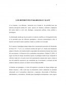 LOS DIFERENTES PARADIGMAS Y KANT