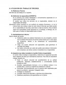 Utilización de trabajos de terceros