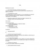 Taller Elementos de la oración