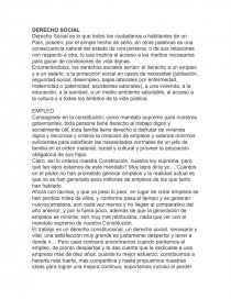 EL DERECHO SOCIAL RESEÑA. Página 1