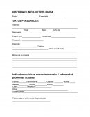 HISTORIA CLÍNICO-NUTRIOLÓGICA