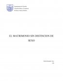 EL MATRIMONIO SIN DISTINCION DE SEXO