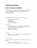 Resumen CEMENTOS DENTALES