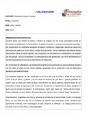 Valoraciones por dimensiones