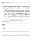 Operaciones basicas de matematicas