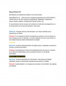 Informe de Requerimiento