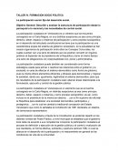 Taller de Formación Sociopolitica