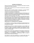 CONCEPTO DE SISTEMAS DE INFORMACION.