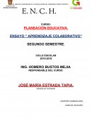 ENSAYO “ APRENDIZAJE COLABORATIVO”