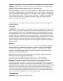 ANALISIS ESTADISTICO DE DATOS DE CONTAMINACION AMBIENTAL DEL LAGO DE VALENCIA