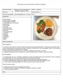 Barbacoa de pollo acompañada de espagueti y verduras al vapor