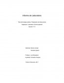 Título del trabajo práctico: Preparación de disoluciones