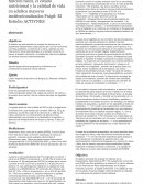 Efectos de una intervención oral Suplementos nutricionales y ejercicio físico sobre la función física, el estado nutricional y la calidad de vida en adultos mayores institucionalizados Frágil