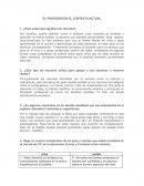 PROFESOR EN EL CONTEXTO ACTUAL