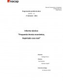 Informe técnico: “Propuesta técnico económica,