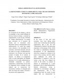 LA REINGENIERÍA COMO UNA HERRAMIENTA PARA CREAR O DESTRUIR DENTRO DE LA ORGANIZACIÓN