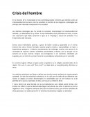 Las Crisis del hombre