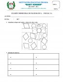EXAMÉN TRIMESTRAL DE MATEMATICA - INICIAL 5 AÑOS