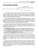 ENSAYO DE ACA NOS VAMOS A QUEDAR