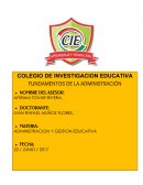 TEMA: ANTECEDENTES HISTORICOS DE LA ADMINISTRACION
