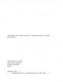 Adquisición del vocabulario en el aprendizaje de una lengua extranjera