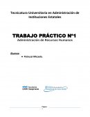 Tecnicatura Universitaria en Administración de Instituciones Estatales