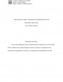Caída del imperio español e importancia de la independencia de Chile