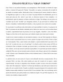 Un nuevo Ensayo sobre Gran Torino