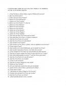 CUESTIONARIO LIBRO DE LECTURA FRAY PERICO Y SU BORRICO