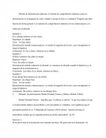 Método de demostración indirecta. Página 1