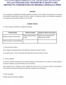 ESTUDIO EQUIPAMIENTO DE TELEFONIA SATELITAL EN LAS UNIDADES DE TRANSPORTE MASIVO DEL PROYECTO TOROMOCHO DE MINERA CHINALCO PERU