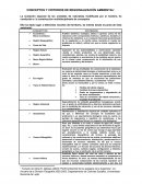 CONCEPTOS Y CRITERIOS DE REGIONALIZACIÓN AMBIENTAL
